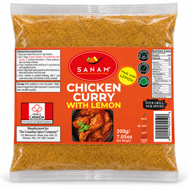 Sanam Chicken Curry Lemon – spice mix packet