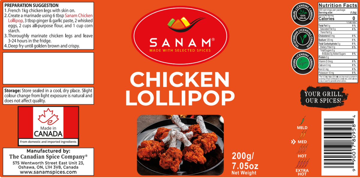 Sanam Chicken Lollipop Mix | Spice & Flame