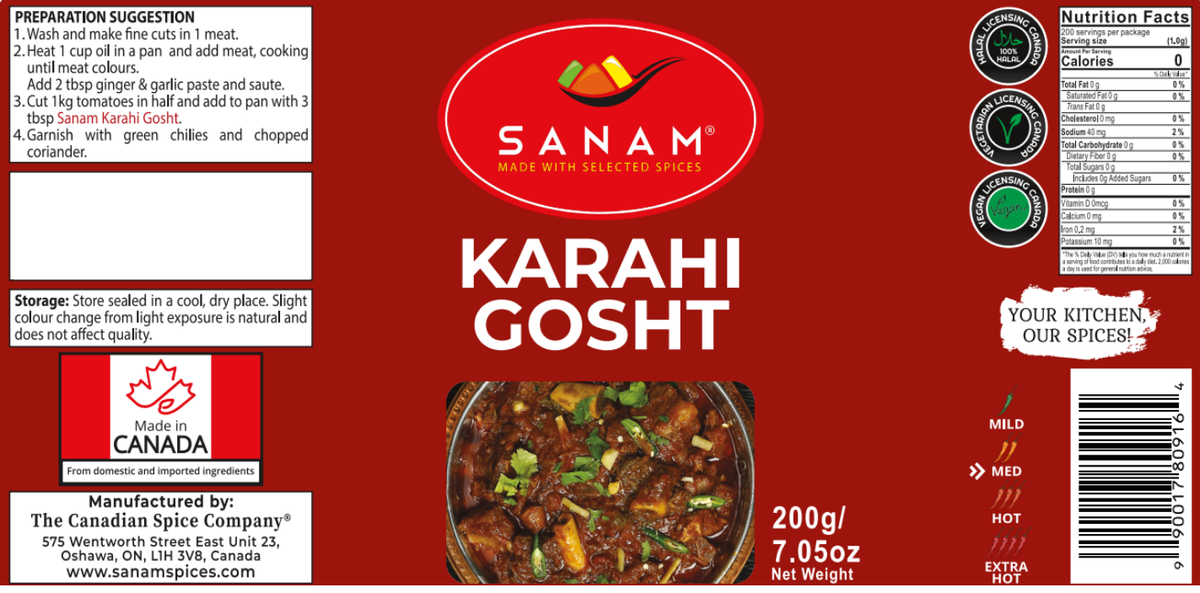 Sanam Karahi Gosht Mix | Spice & Flame