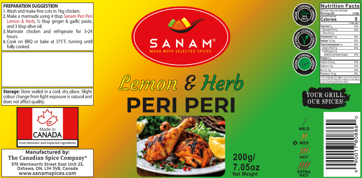 Peri Peri Lemon & Herb | Spice & Flame