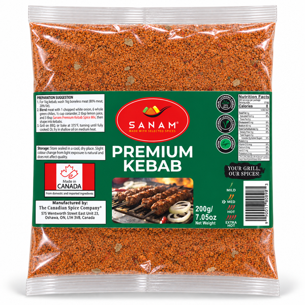 Sanam Premium Kebab Spice Mix – spice mix packet