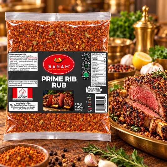 Sanam Prime Rib Rub | Spice & Flame