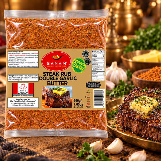 Sanam Steak Rub Double Garlic Butter | Spice & Flame