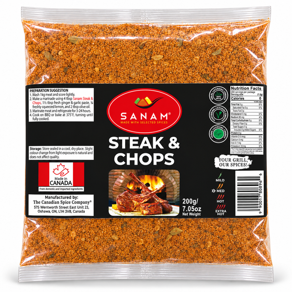 Sanam Steak & Chops – spice mix packet