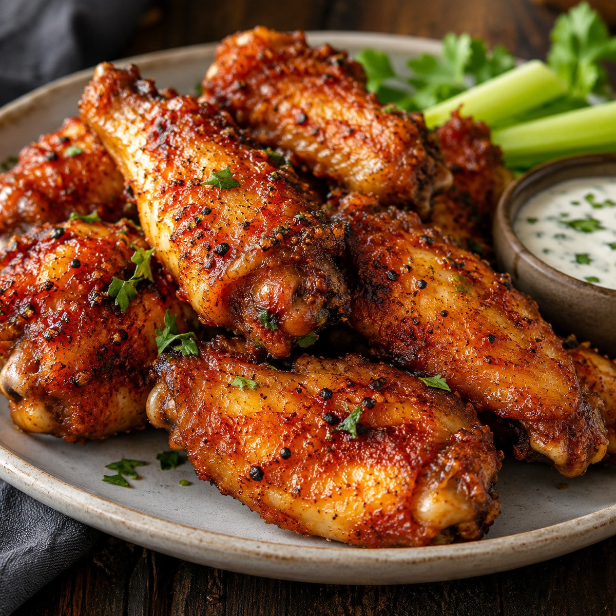 Sanam Chicken Wings | Spice & Flame