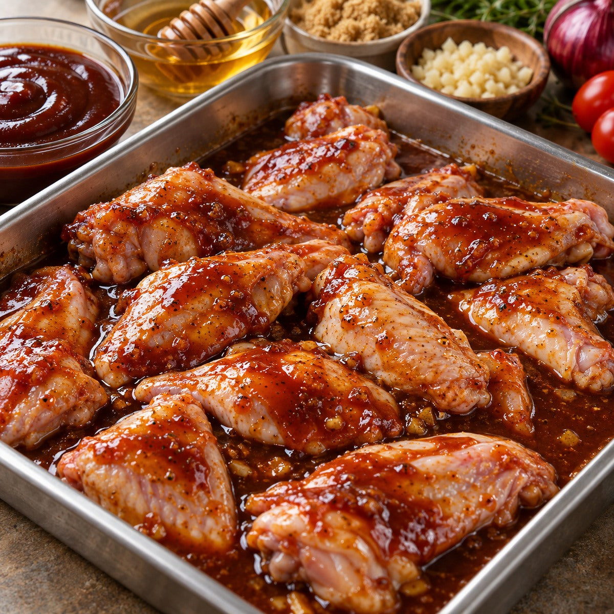 AYAKHA Sweet & Tangy BBQ Wings | Spice & Flame