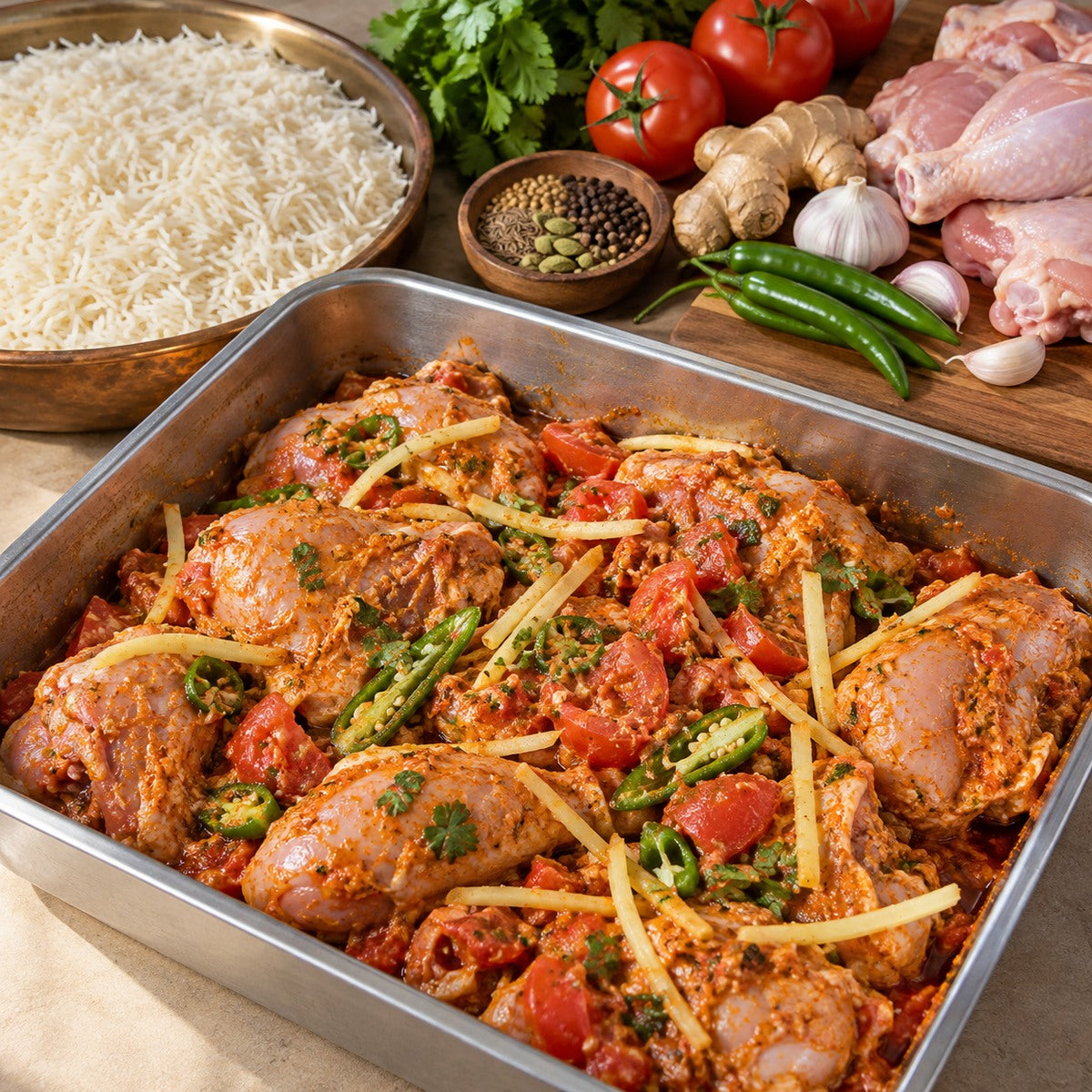 Sanam Karahi Chicken Mix | Spice & Flame