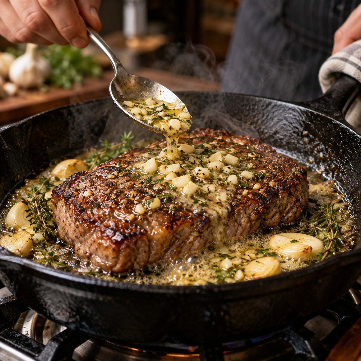 Sanam Steak Rub Double Garlic Butter | Spice & Flame