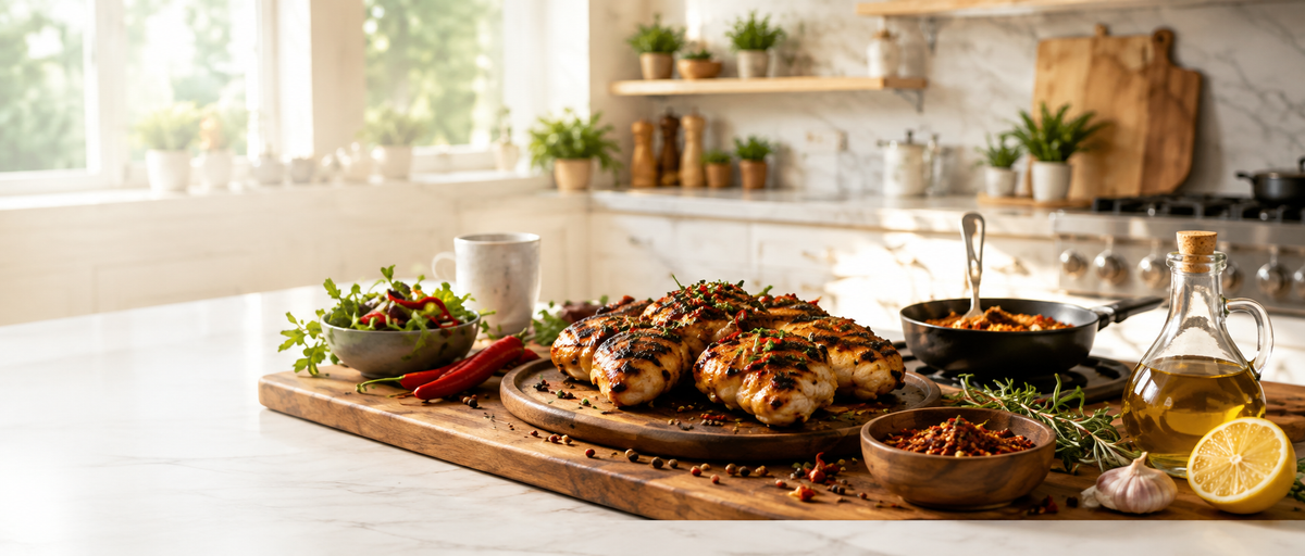 Spice & Flame kitchen