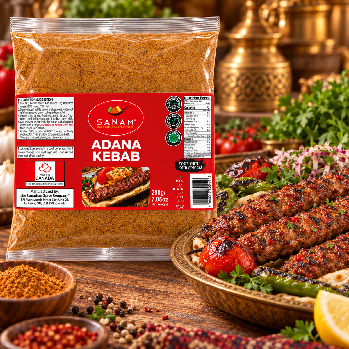 Sanam Adana Kebab | Spice & Flame