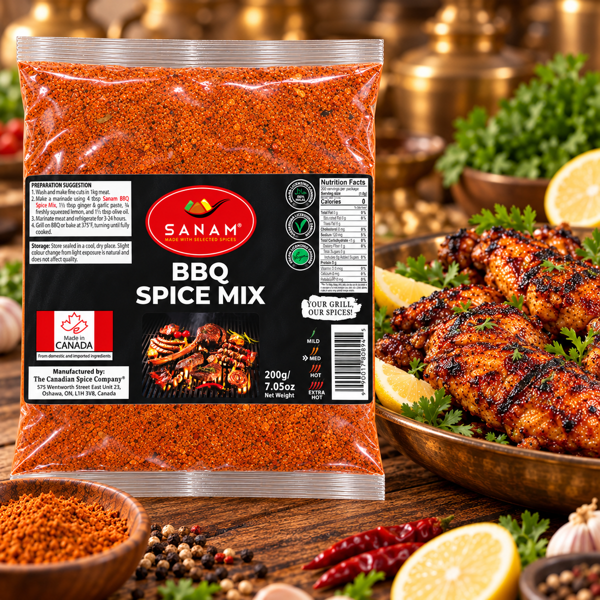 Sanam BBQ Spice Mix | Spice & Flame