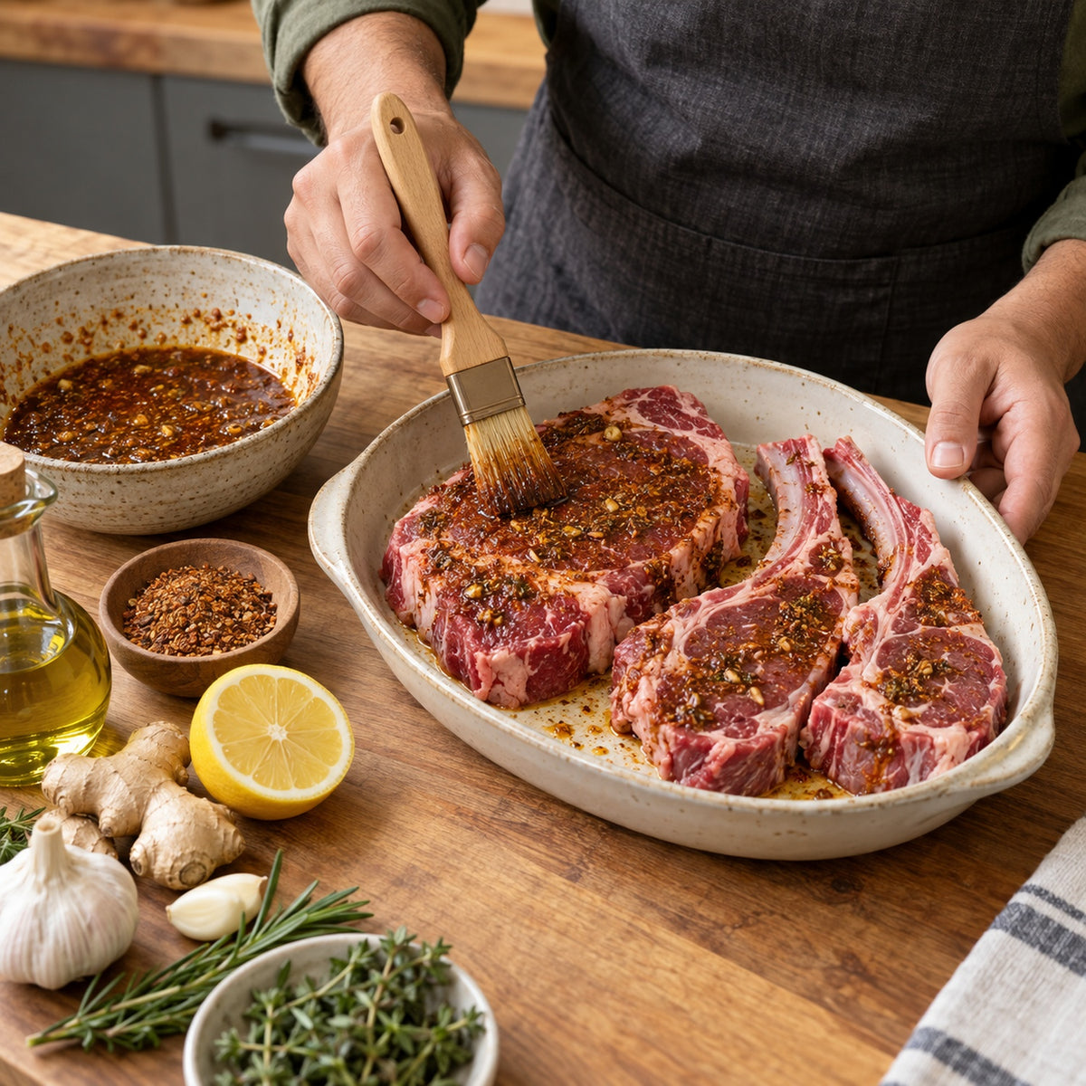 Smoky BBQ Marinated Meat