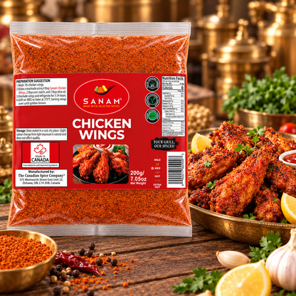 Sanam Chicken Wings | Spice & Flame