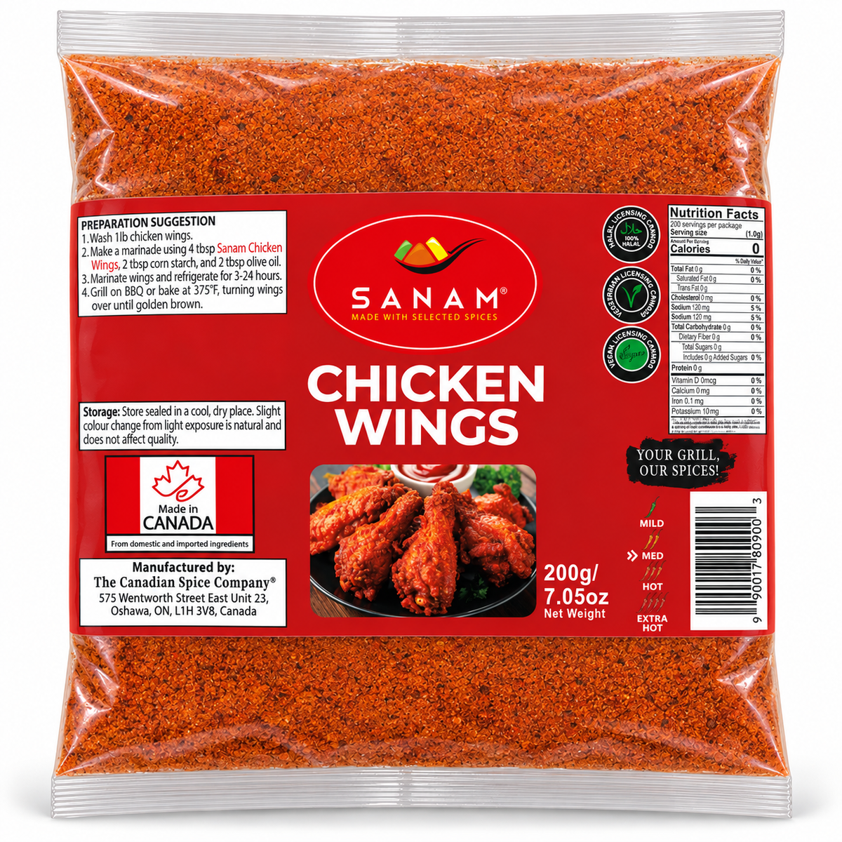 Sanam Chicken Wings | Spice & Flame