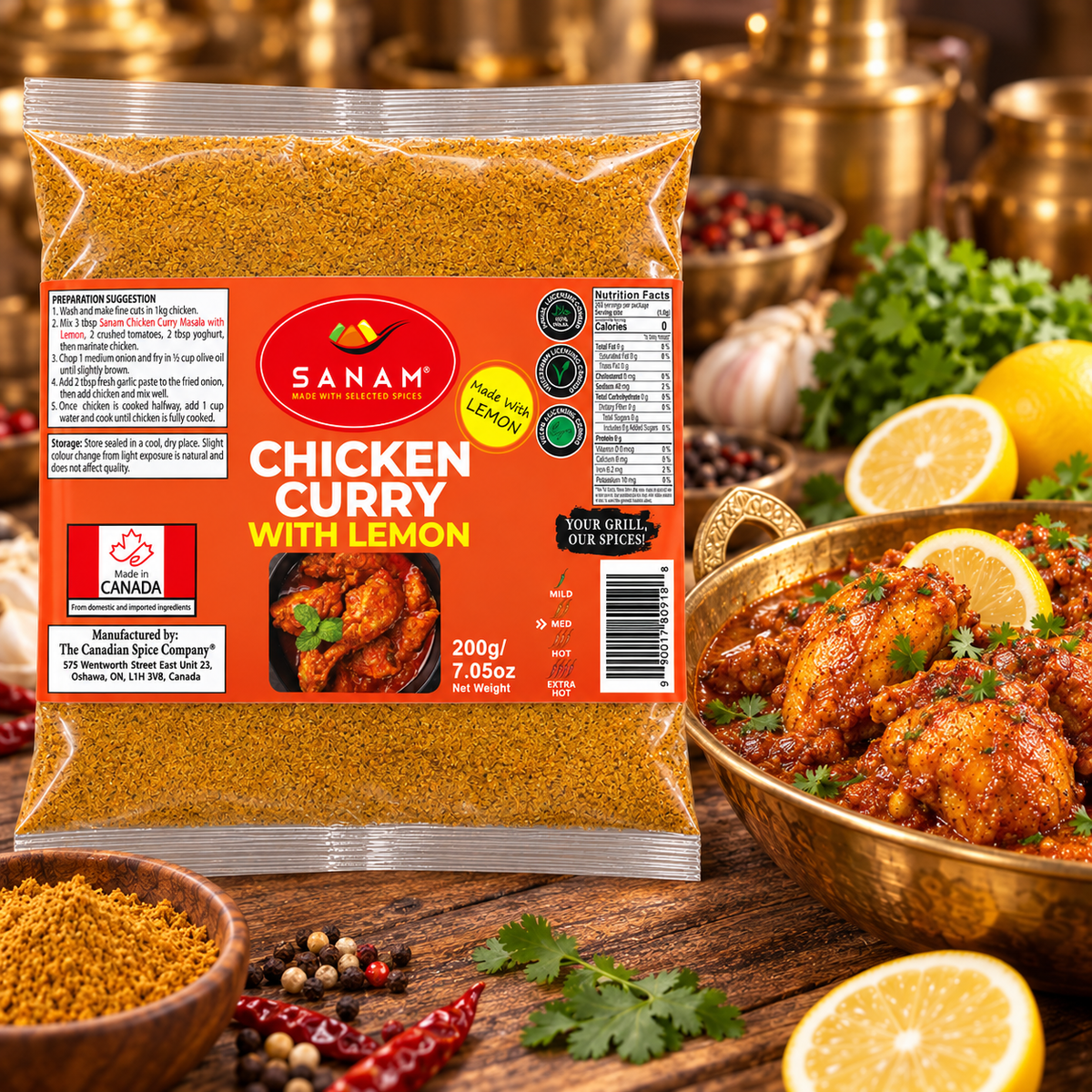 Sanam Chicken Curry Lemon | Spice & Flame