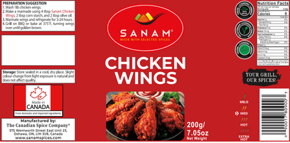 Sanam Chicken Wings | Spice & Flame