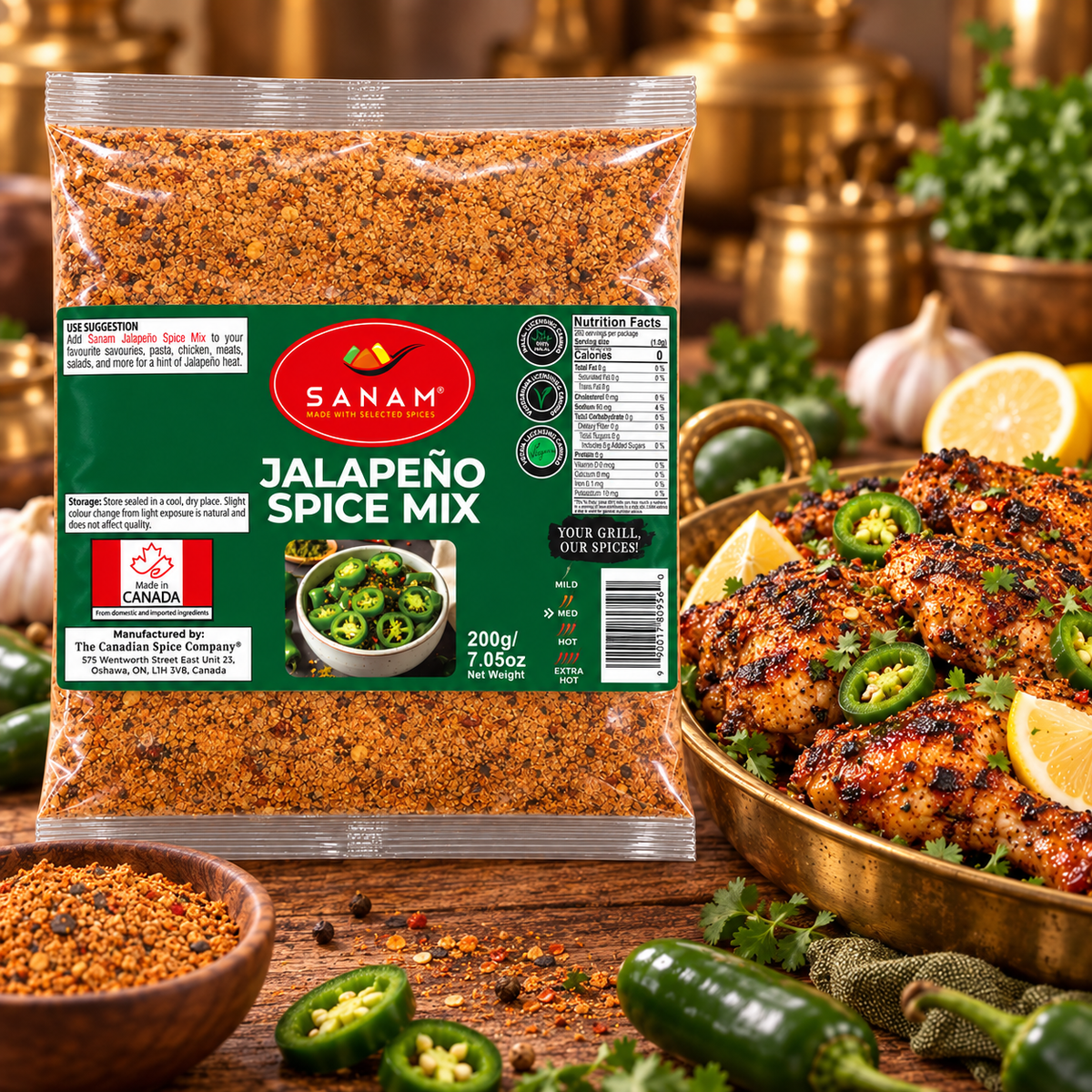 Sanam Jalapeño Spice Mix | Spice & Flame