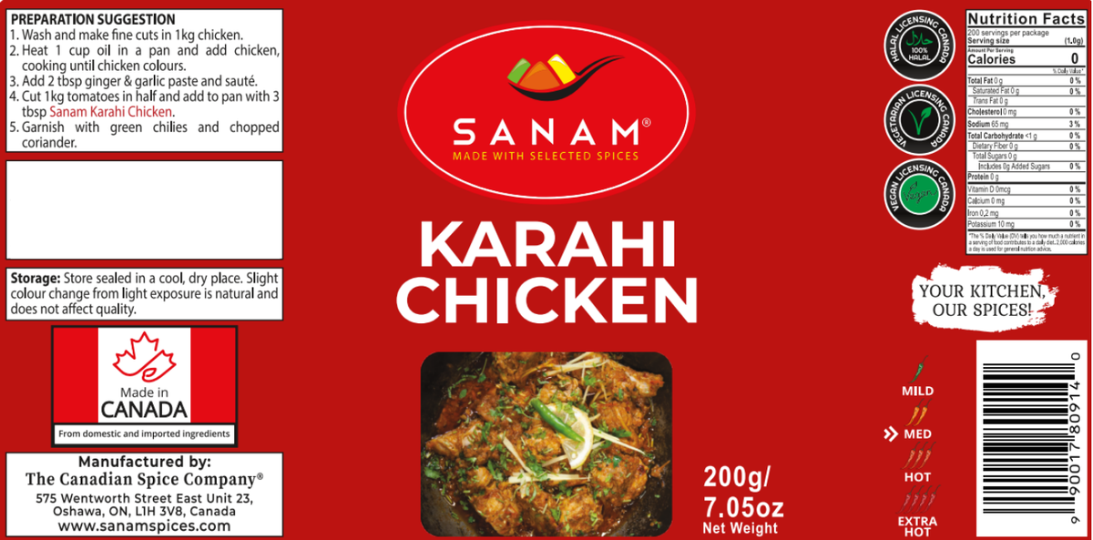 Sanam Karahi Chicken Mix | Spice & Flame