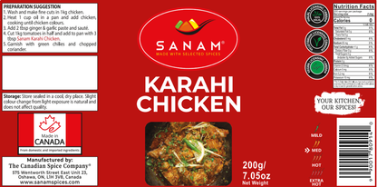 Sanam Karahi Chicken Mix | Spice & Flame