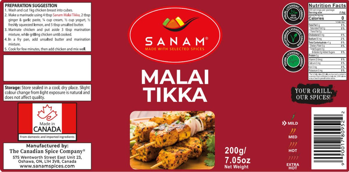 Sanam Malai Tikka Mix | Spice & Flame