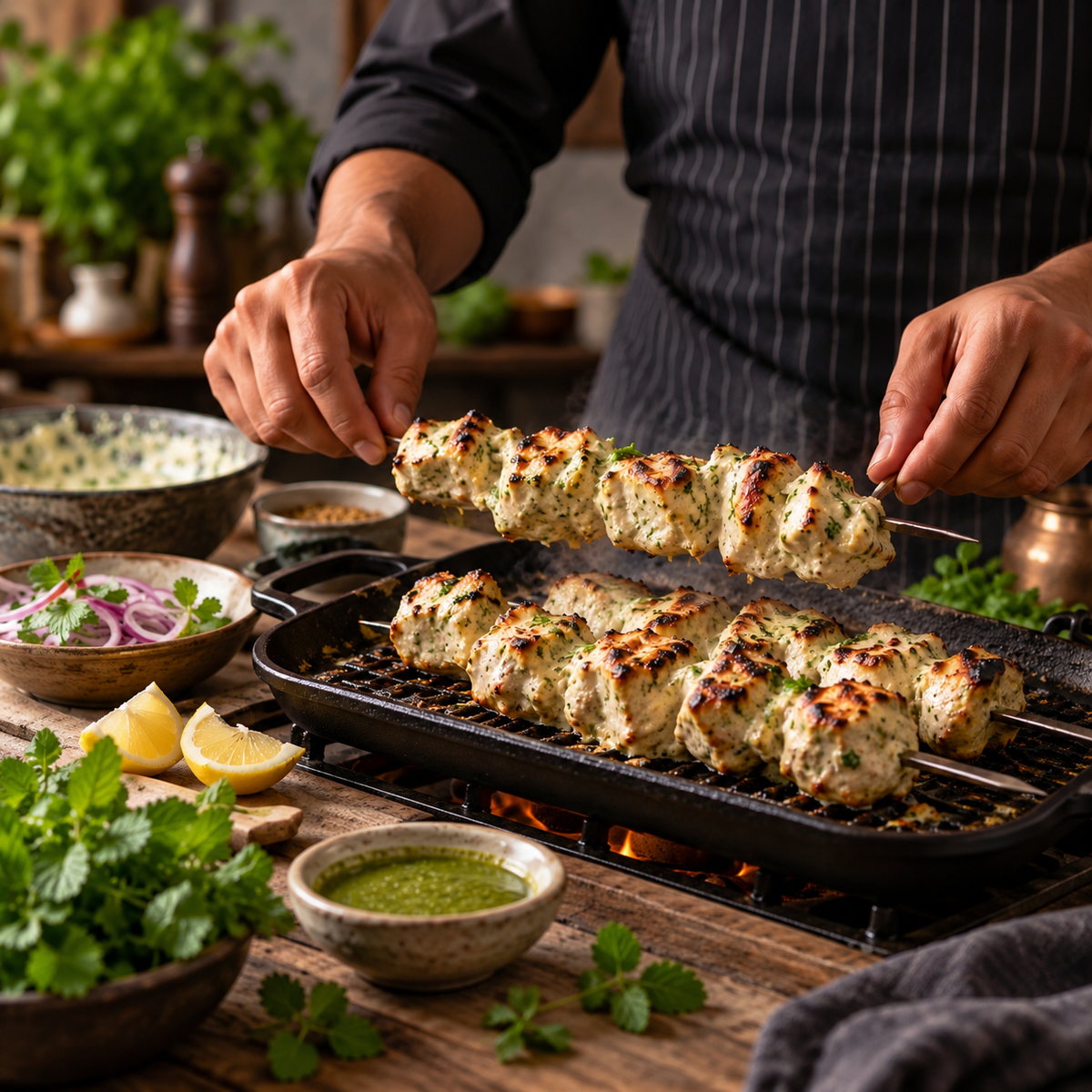 Creamy Chicken Malai Tikka