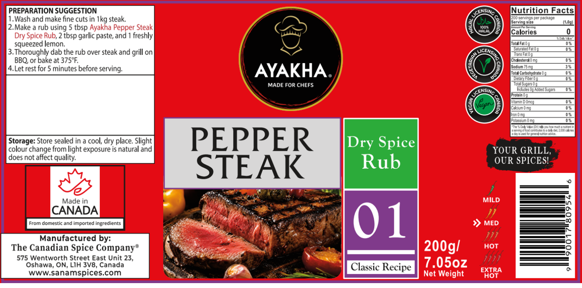 AYAKHA Pepper Steak Coater | Spice & Flame