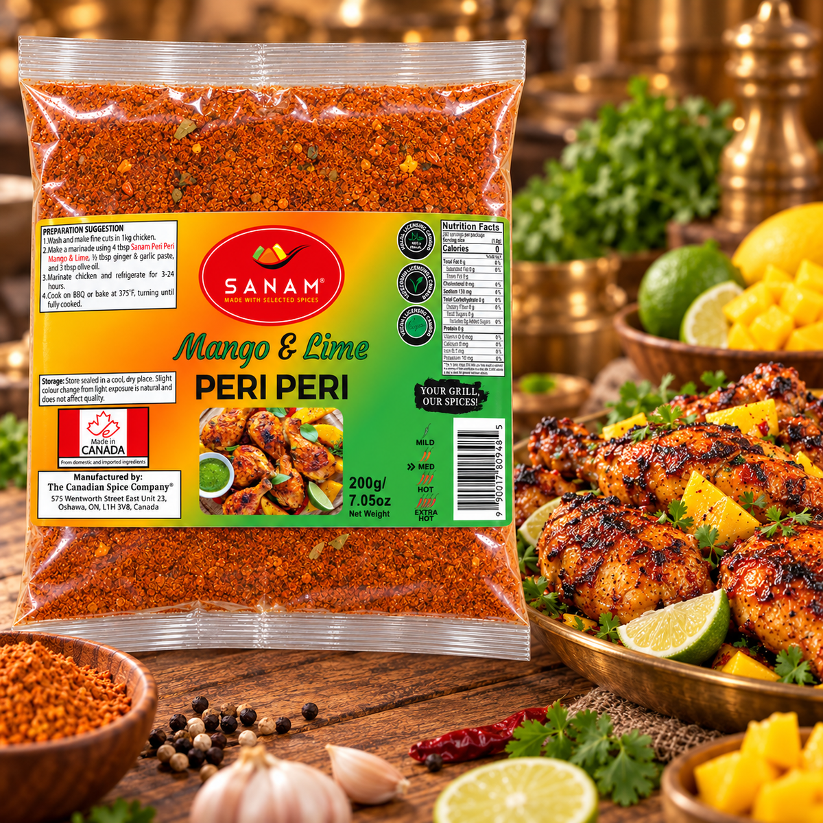 Sanam Peri Peri Mango & Lime | Spice & Flame
