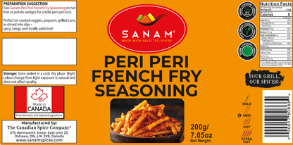 Sanam Peri Peri French Fry Seasoning | Spice & Flame