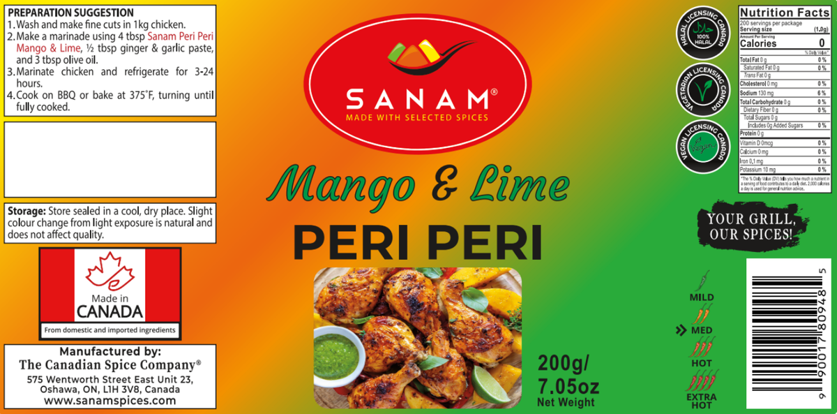 Sanam Peri Peri Mango & Lime | Spice & Flame