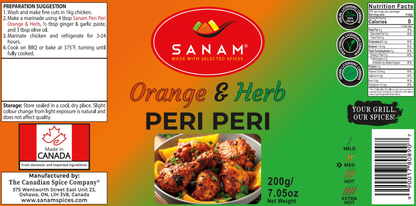 Sanam Peri Peri Orange & Herb | Spice & Flame