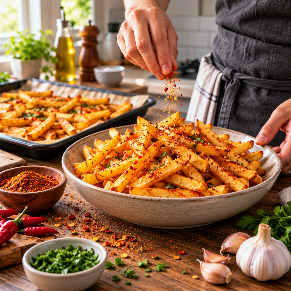 Peri Peri Fries, Made for Sharing