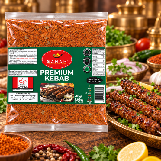 Sanam Premium Kebab Spice Mix | Spice & Flame