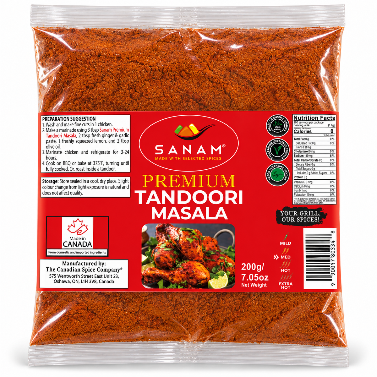 Sanam Premium Tandoori Masala | Spice & Flame