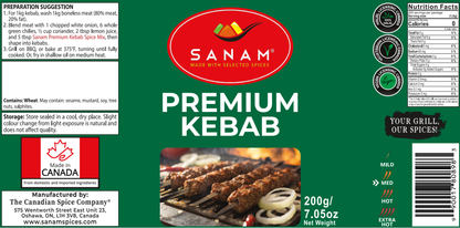 Sanam Premium Kebab Spice Mix | Spice & Flame