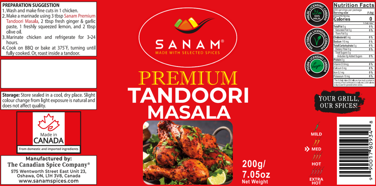 Sanam Premium Tandoori Masala | Spice & Flame