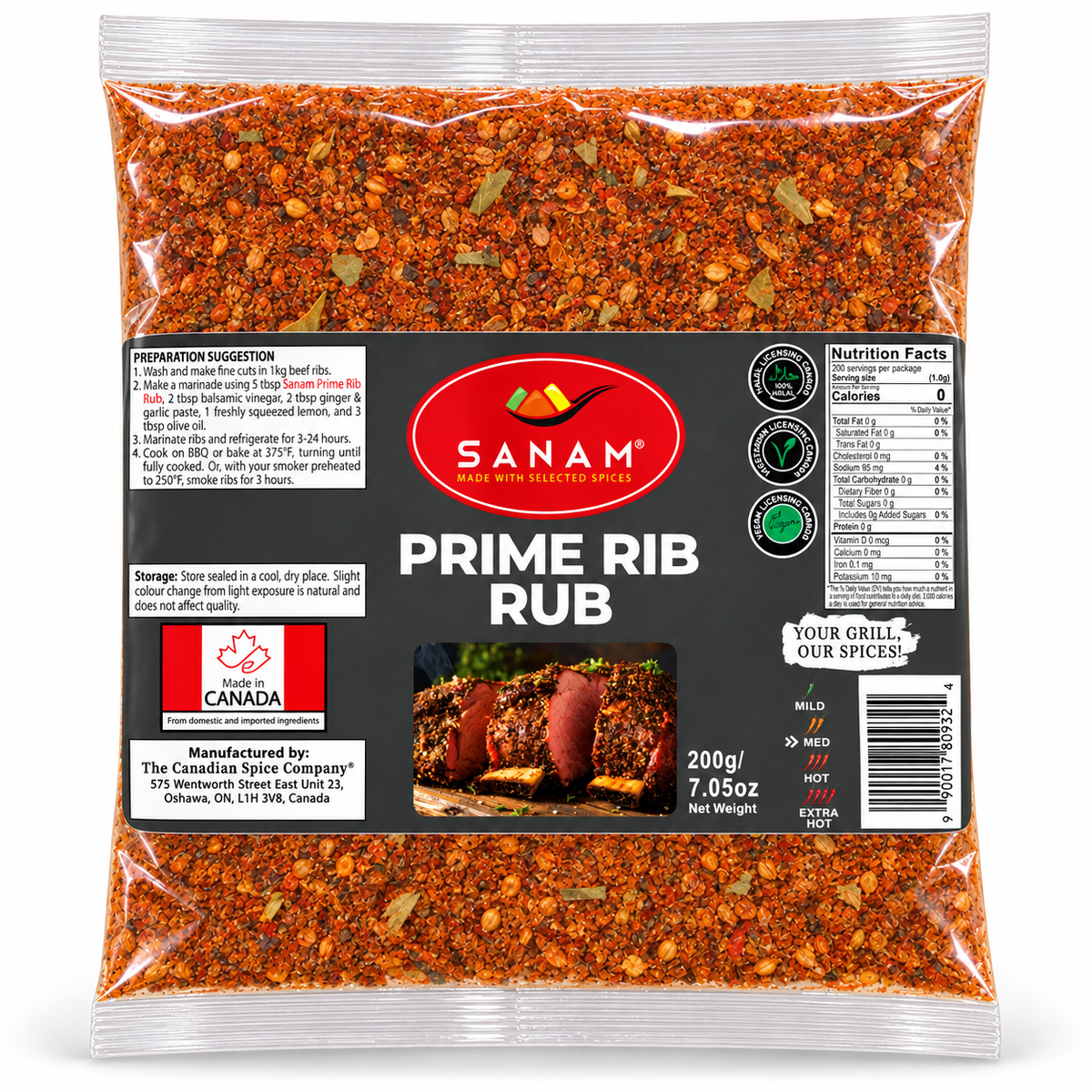 Sanam Prime Rib Rub | Spice & Flame