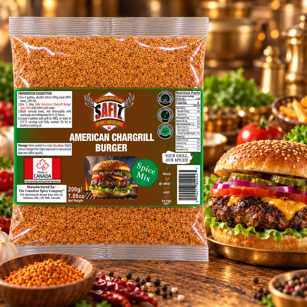 SAFIZ American Chargrill | Spice & Flame