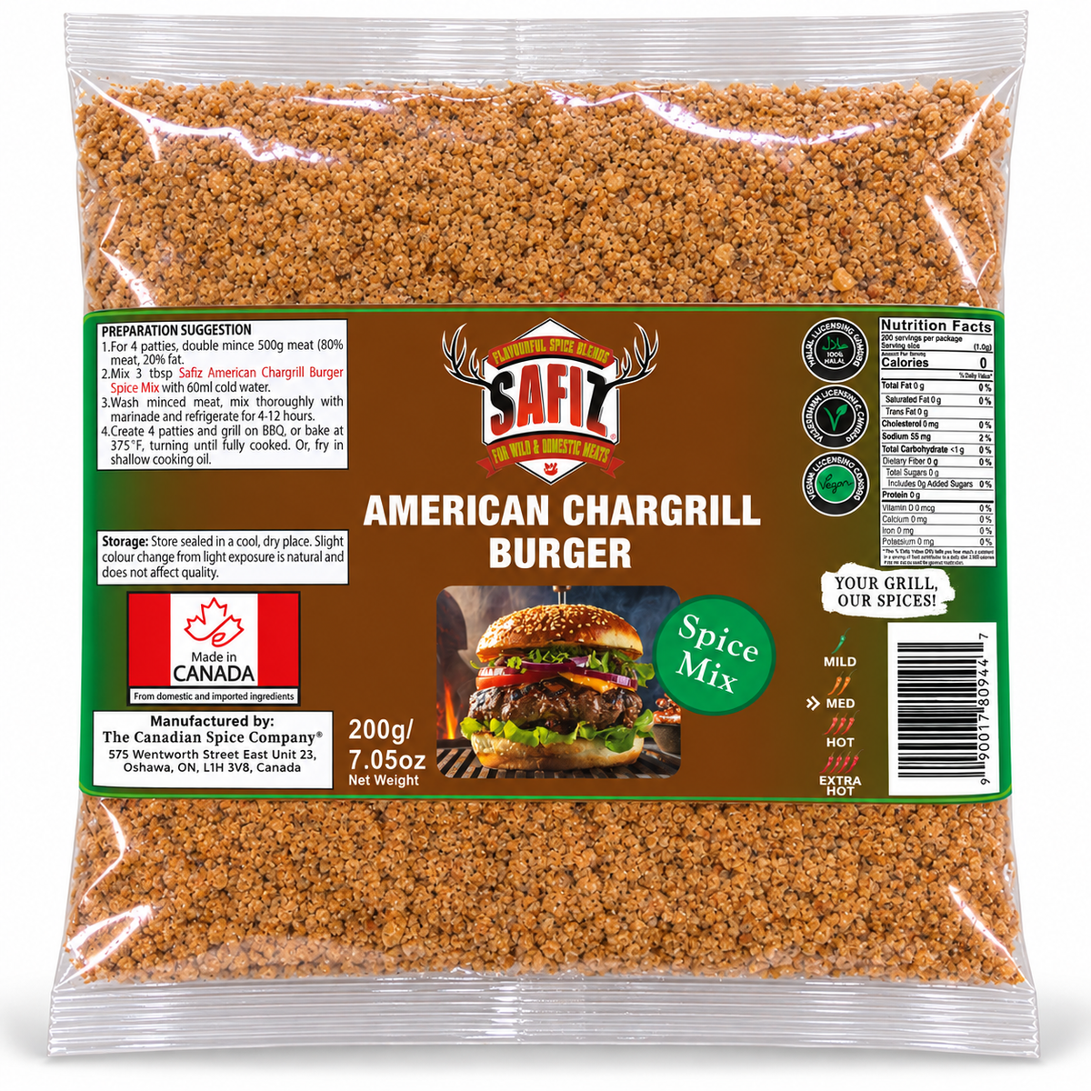 SAFIZ American Chargrill | Spice & Flame