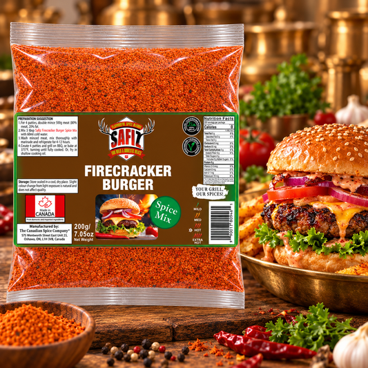 SAFIZ Firecracker Burger | Spice & Flame