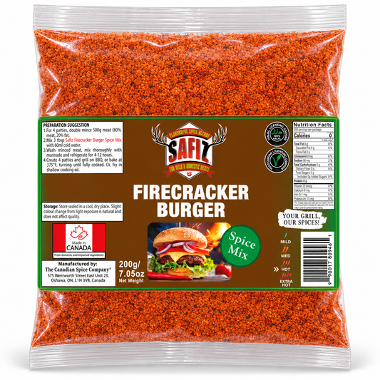 SAFIZ Firecracker Burger | Spice & Flame
