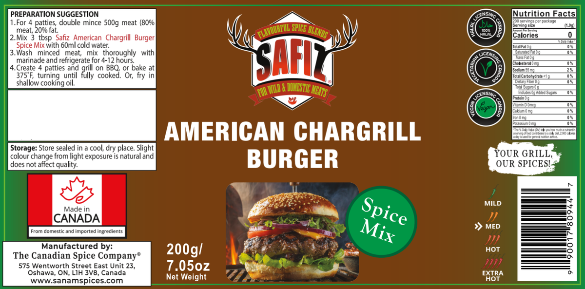 SAFIZ American Chargrill | Spice & Flame