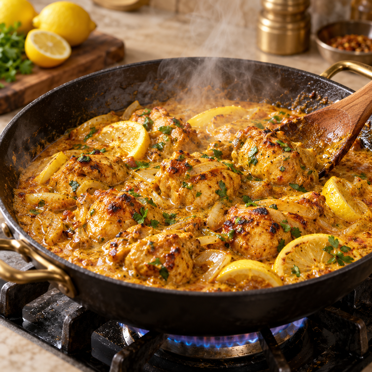 Sanam Chicken Curry Lemon | Spice & Flame