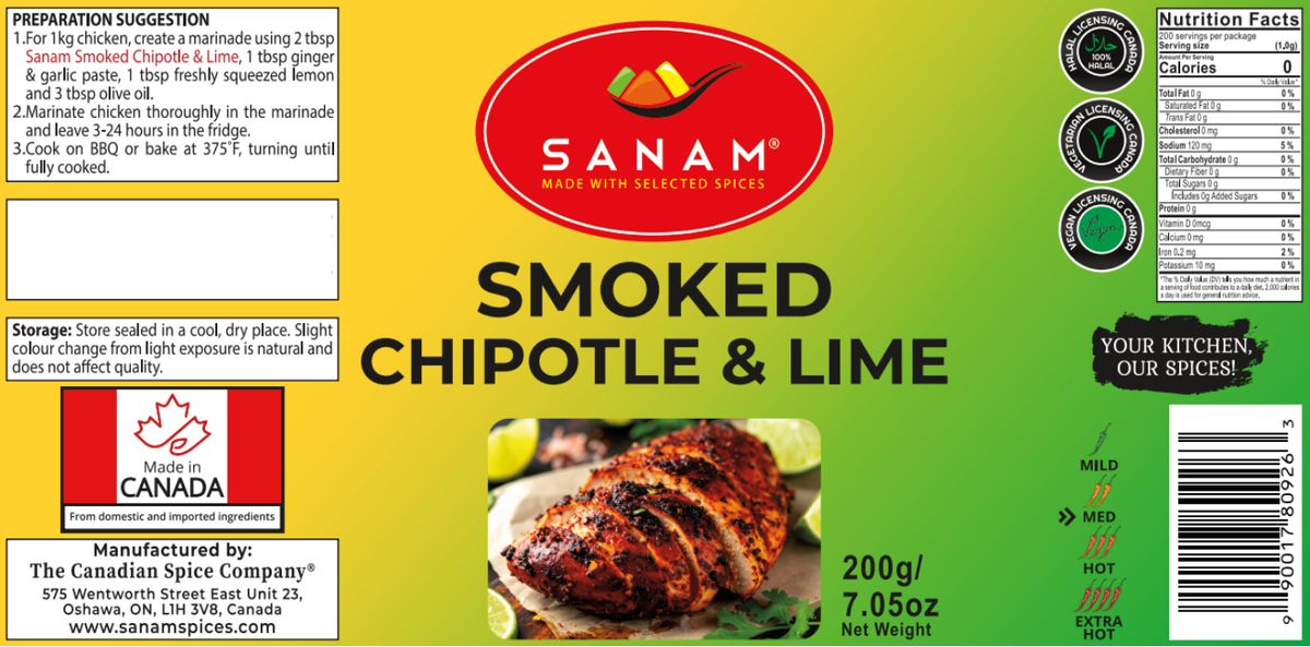 Sanam Smoked Chipotle & Lime | Spice & Flame