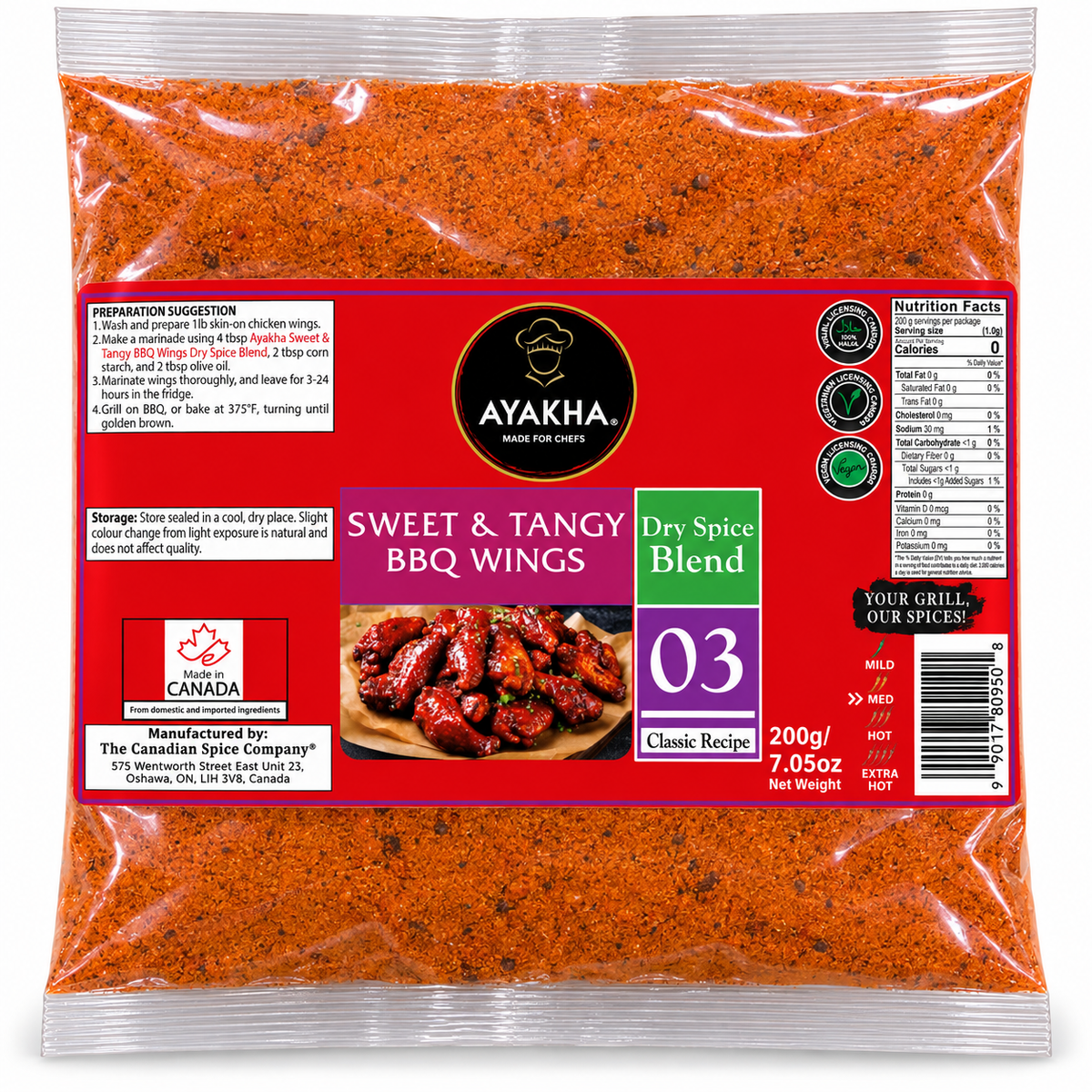 AYAKHA Sweet & Tangy BBQ Wings | Spice & Flame