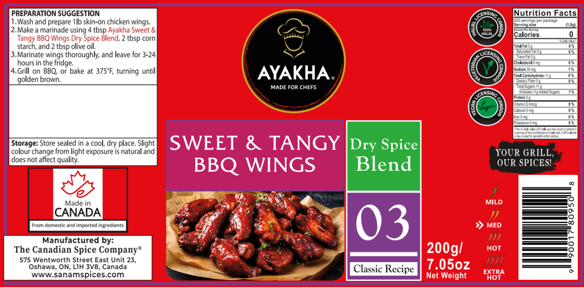AYAKHA Sweet & Tangy BBQ Wings | Spice & Flame